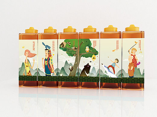 神农氏蜂蜜 包装&插画设计