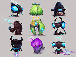 机械小鬼才（个人主页-ZMTkxMjU4MA==） - 概念设定 - 站酷设计师Yitong画画儿做UI原创素材 - 站酷ZCOOL