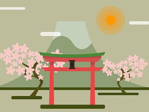 Jap扁平化地表动效练习