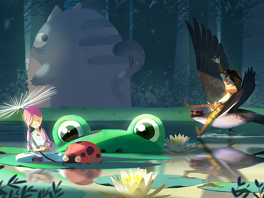 猫啃工作室原创系列插画