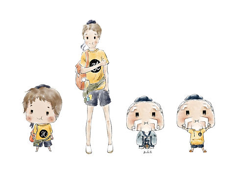 孔丘丘形象设计概念图