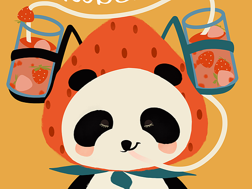 《Panda Tea》果茶包装设计