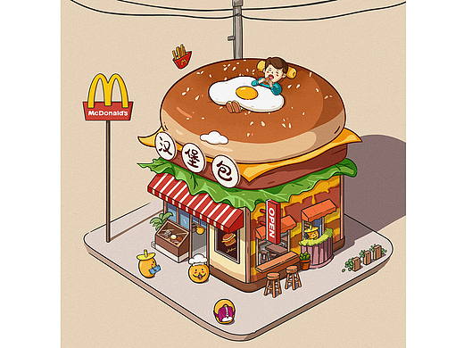 近期插画小场景合集