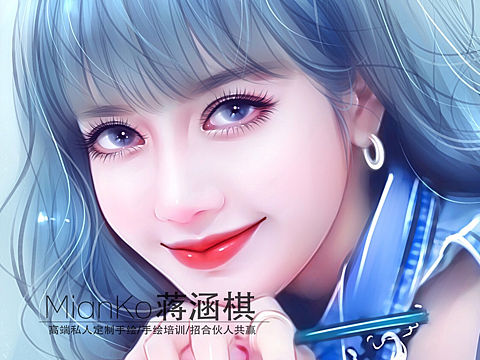 人像手绘招学员