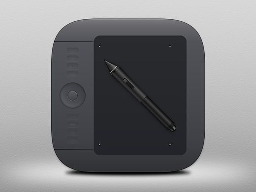 手绘板图标一枚~（个人主页-ZNjExNzcxNg==） - 图标 - 站酷设计师AimeeGX原创素材 - 站酷ZCOOL