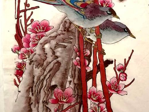 国画工笔花鸟