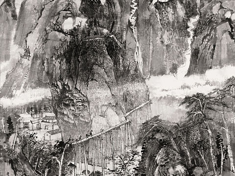 孔庆华花鸟画 山水画 国展作品欣赏