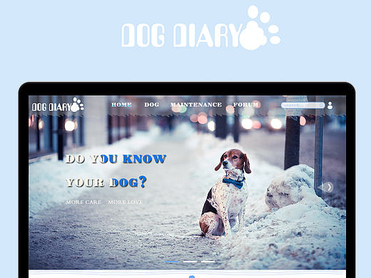 宠物日记网页（个人主页-ZMTc0MTQxNzI=） - 门户网站 - 站酷设计师瑾瑾瑾瑾瑾原创素材 - 站酷ZCOOL