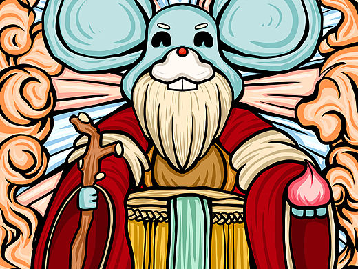 鼠年插画系列二