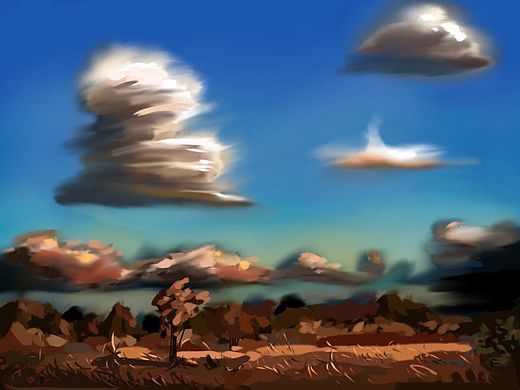 冬日 晴空
