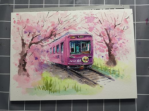 春天的火车