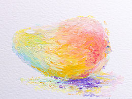 油畫棒｜小芒果