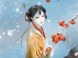 霜降和立冬海報(bào)設(shè)計(jì)  練手作品 歡迎提建議