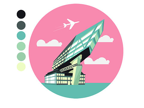 建筑色彩搭配示范