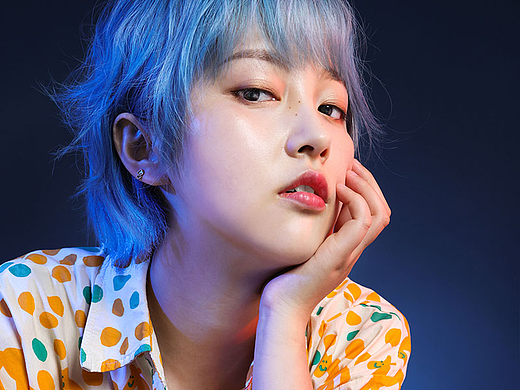 商业人像I蓝发姑娘