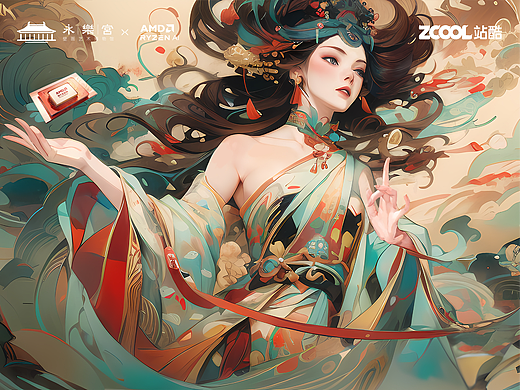 《朝元图》遇上 AI 科技，奉宝玉女“芯”动不已！