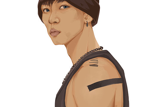 手绘男头（个人主页-ZNDU5NTY0MTY=） - 艺术插画 - 站酷设计师叫我小茗就行原创素材 - 站酷ZCOOL