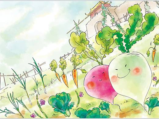 一园青菜成了精绘本