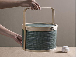 端午节粽子竹篮包装欣赏