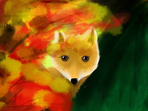 孤狐（個人主頁-ZMTM5ODEyNDg=） - 創(chuàng)作習作 - 站酷設(shè)計師拉不拉貓原創(chuàng)素材 - 站酷ZCOOL