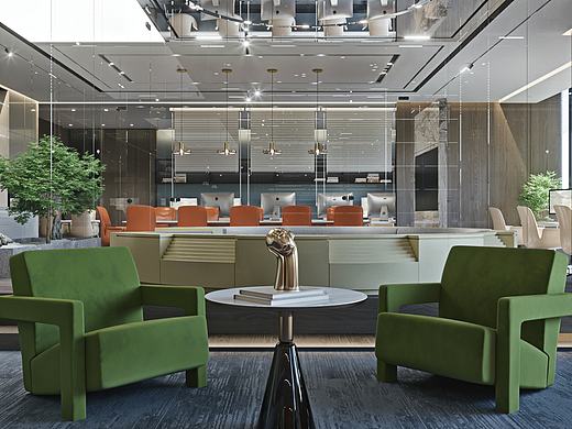 嘉榕视觉效果图作品 | 办公室