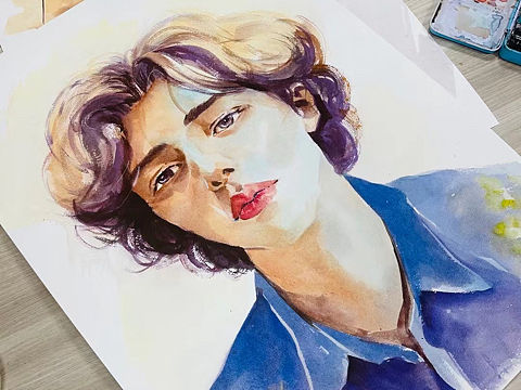 水彩人物联系（个人主页-ZNTQ4NzY0OTY=） - 创作习作 - 站酷设计师爱画画的宋先生原创素材 - 站酷ZCOOL