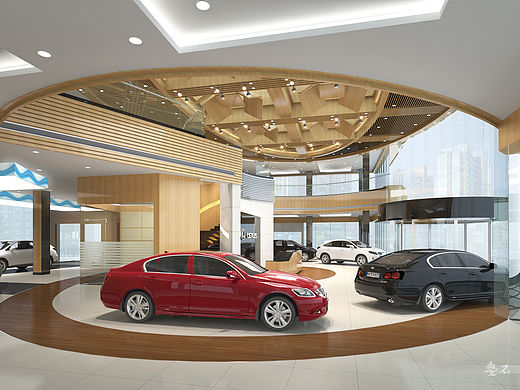 LEXUS展厅效果图