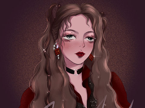 插畫/頭像（個人主頁-ZNDY1OTQ0MDg=） - 新銳潮流插畫 - 站酷設計師奶糖April原創(chuàng)素材 - 站酷ZCOOL