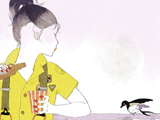 數(shù)碼水彩習(xí)作 林靜一（個(gè)人主頁(yè)-ZMTU4Mjk5NTY=） - 創(chuàng)作習(xí)作 - 站酷設(shè)計(jì)師一串kay原創(chuàng)素材 - 站酷ZCOOL