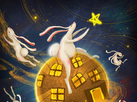 嫦娥姐姐不在家时的兔子们🌝