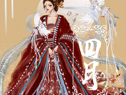 已出汉服设计稿展示