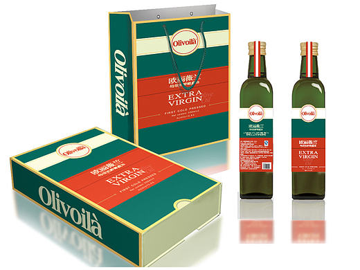 欧丽薇兰橄榄油礼盒包装设计