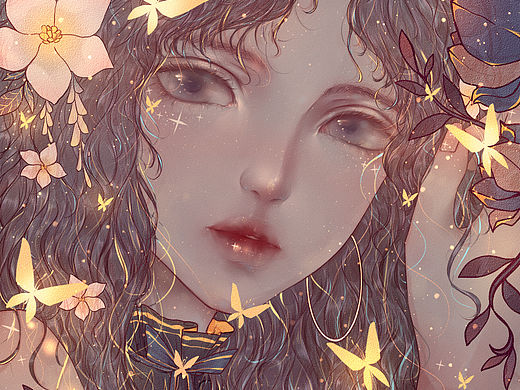 插画壁纸（个人主页-ZNTM4NTA5OTY=） - 创作习作 - 站酷设计师痴嗤魑原创素材 - 站酷ZCOOL