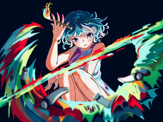 建模之余画会儿画~