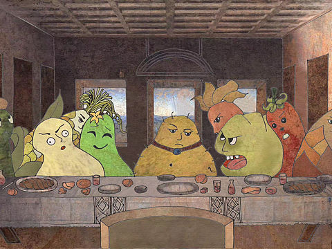 “最后的晚餐”（个人主页-ZNDIxNDkzMjg=） - 其他 - 站酷设计师亜連沃克原创素材 - 站酷ZCOOL