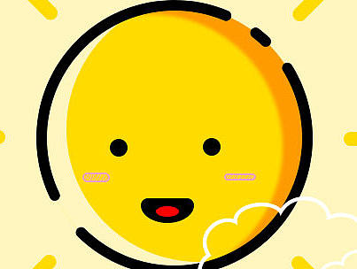 描边风格小图标-太阳（个人主页-ZMTY0NjE1NDg=） - 图标 - 站酷设计师LGG2333原创素材 - 站酷ZCOOL