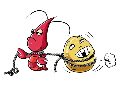 虾扯蛋  手绘卡通  瞎扯淡 瞎扯蛋