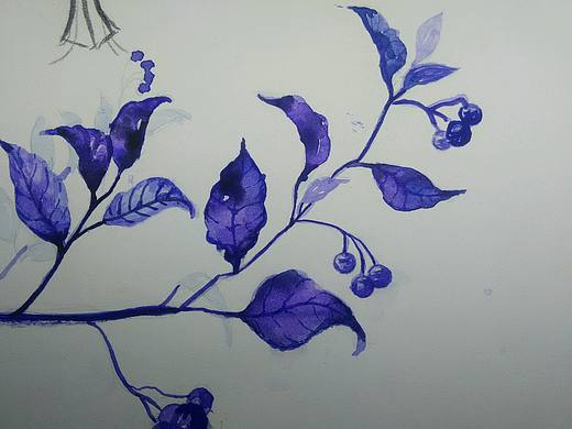 第一次画的水彩，确实挺丑的