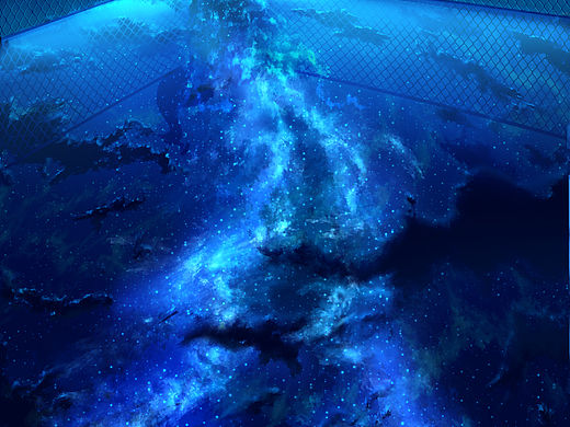 孔雀开屏，星流满地。