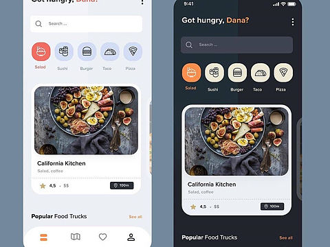 UI设计之美食类，快来接收灵感！