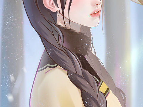 【少数民族女性插画系列】鄂温克族（个人主页-ZNDQzNTA2NDA=） - 新锐潮流插画 - 站酷设计师_小棉原创素材 - 站酷ZCOOL