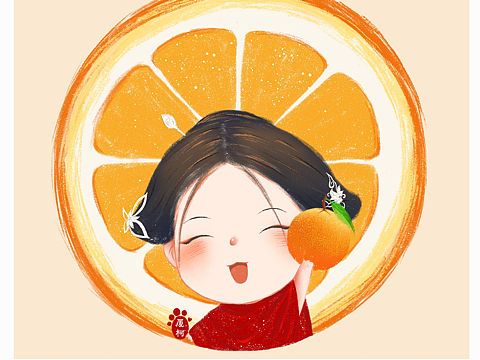 传闻中的陈芊芊Q版水果同人图