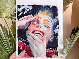 周公子水彩人物