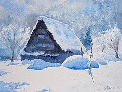 干干水彩风景作品