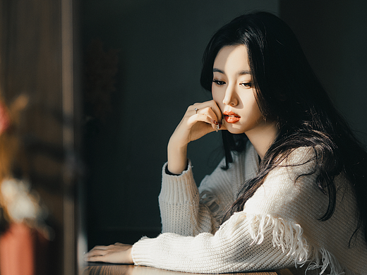 咖啡馆情绪人像摄影