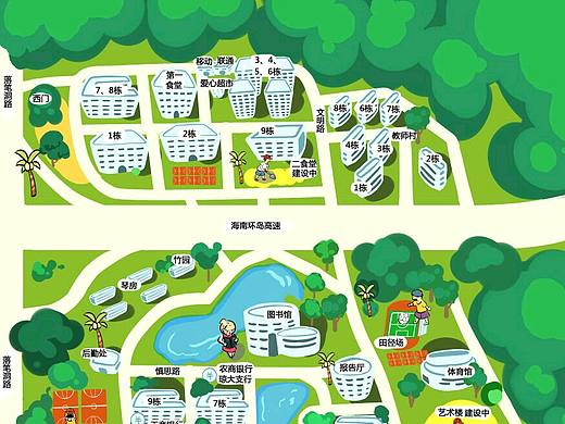 手绘地图