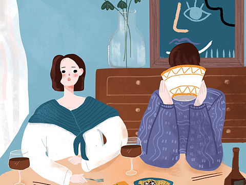 疫情宅家日記（個人主頁-ZNDU5MjczNTY=） - 商業(yè)插畫 - 站酷設(shè)計師茶茶和kiko原創(chuàng)素材 - 站酷ZCOOL