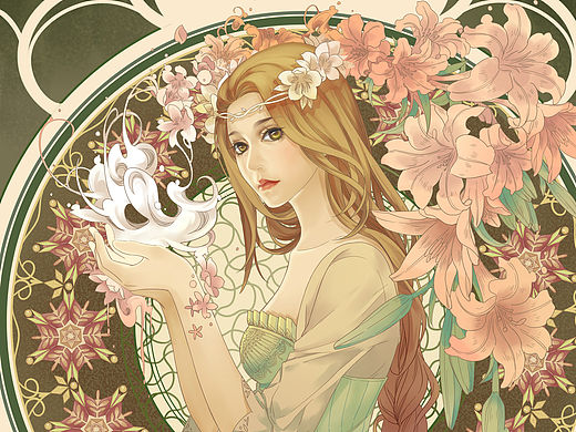 春天（個人主頁-ZMTU5MzY1MTY=） - 商業(yè)插畫 - 站酷設計師蘿卜三原創(chuàng)素材 - 站酷ZCOOL