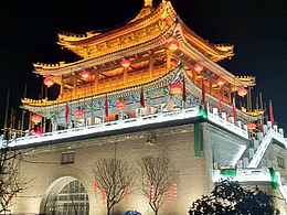 冬天的户县钟楼