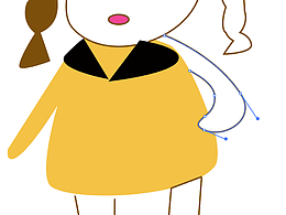 一个可爱的女孩